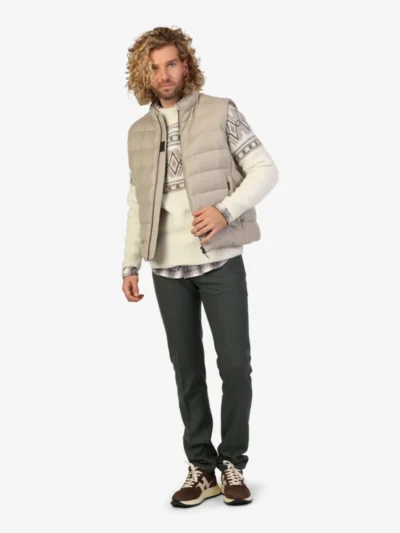 Moorer Moorer Bodywarmer Cashmere - Stone