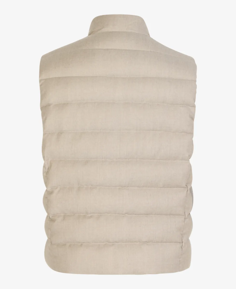 Moorer Bodywarmer Cashmere - Stone 7 Moorer Moorer Bodywarmer Cashmere - Stone