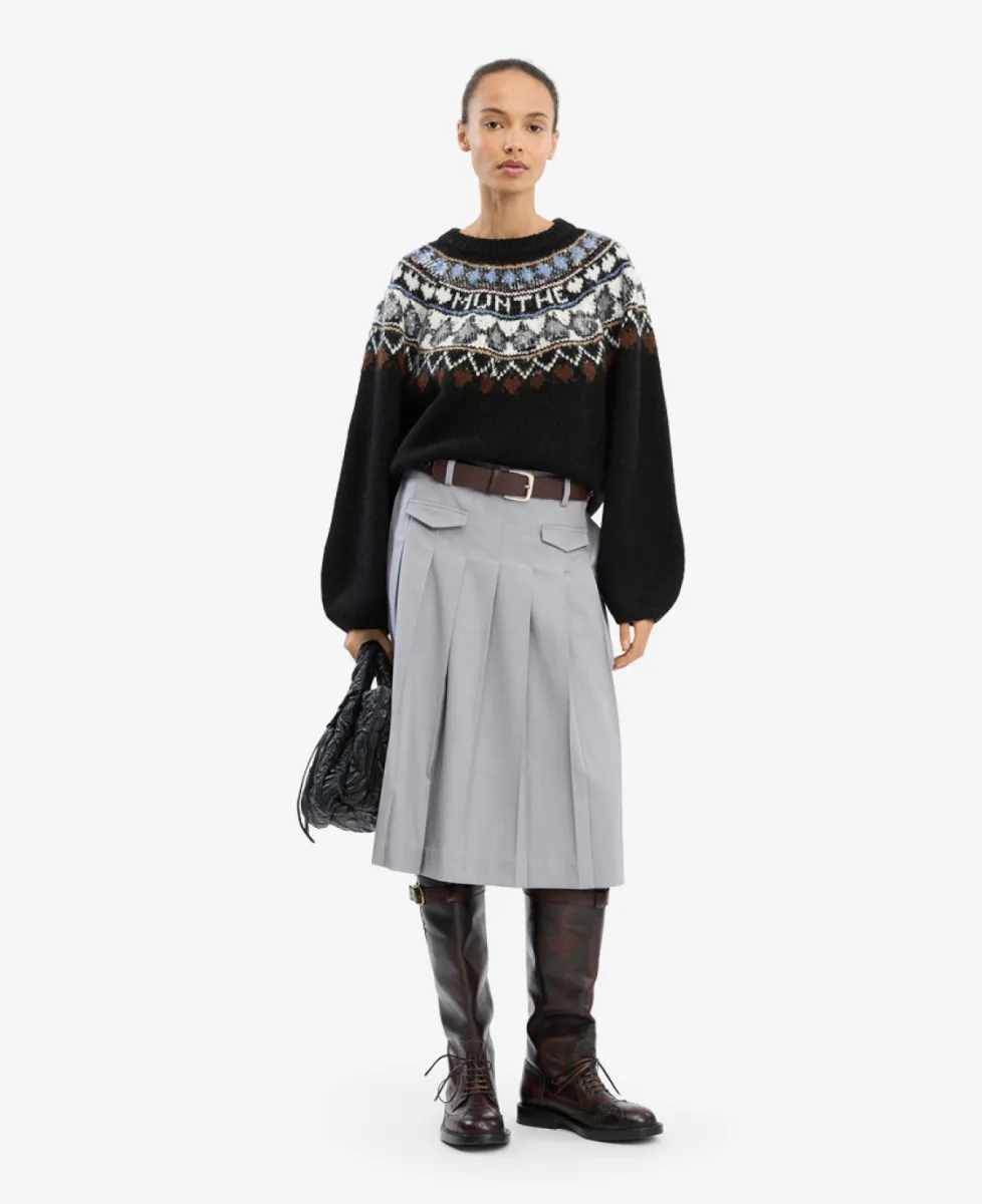 Munthe Trui - 202 mix black 2 Munthe Munthe Trui - 202 mix black