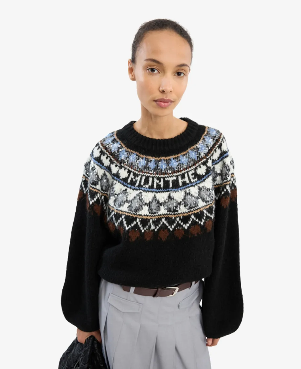 Munthe Trui - 202 mix black 3 Munthe Munthe Trui - 202 mix black