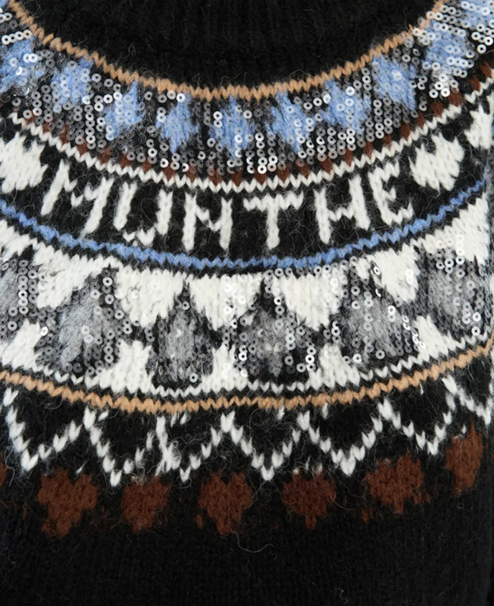 Munthe Trui - 202 mix black 4 Munthe Munthe Trui - 202 mix black