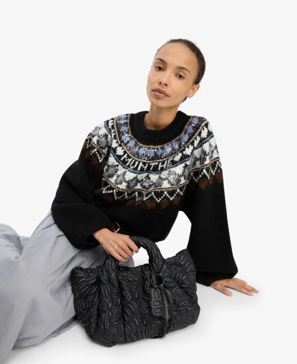 Munthe Trui - 202 mix black 6 Munthe Munthe Trui - 202 mix black