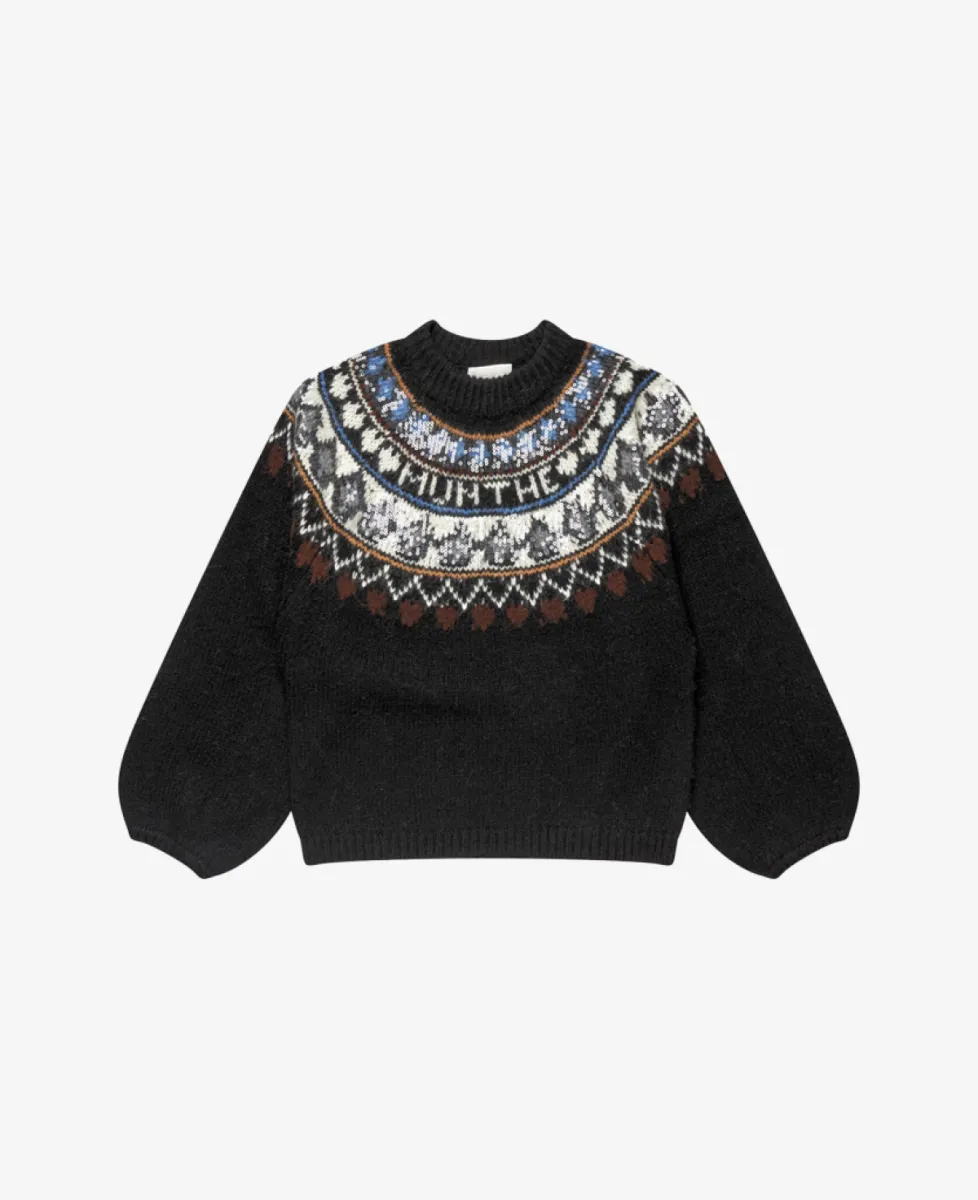 Munthe Trui - 202 mix black 1 Munthe Munthe Trui - 202 mix black
