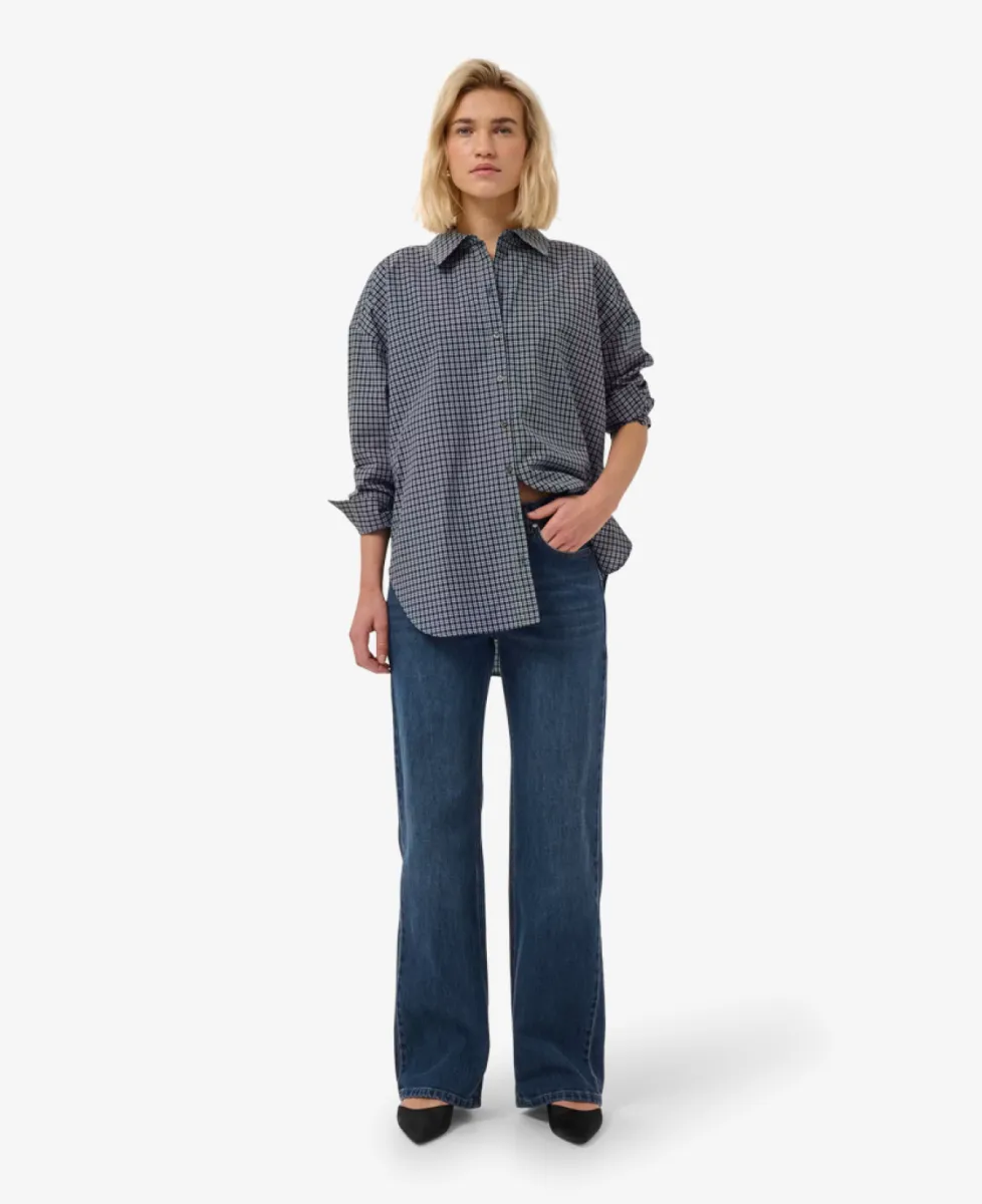 My Essential Wardrobe Jeans - 100062 Dark Blue R 3 My Essential Wardrobe My Essential Wardrobe Jeans - 100062 Dark Blue R