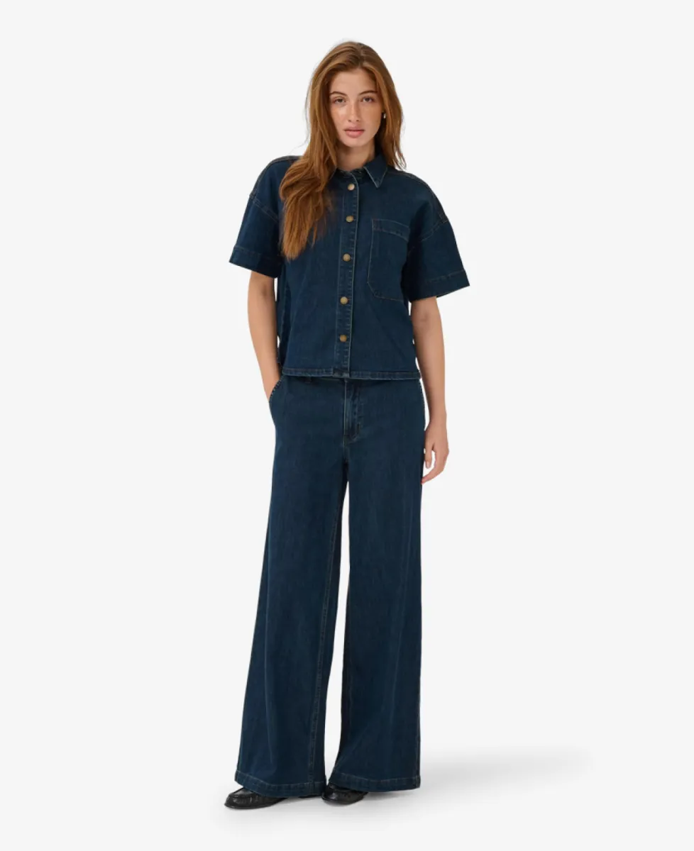 My Essential Wardrobe Jack - 100061 Dark Blue Wash 2 My Essential Wardrobe My Essential Wardrobe Jack - 100061 Dark Blue Wash