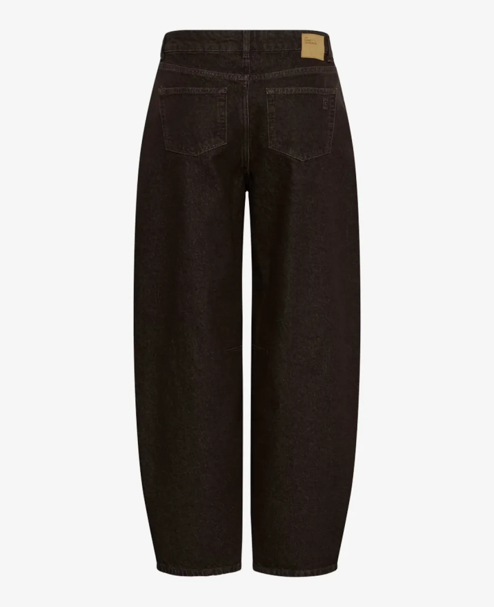 My Essential Wardrobe Jeans - 109758 Dark Brown 7 My Essential Wardrobe My Essential Wardrobe Jeans - 109758 Dark Brown