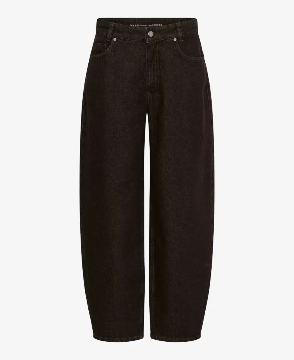 My Essential Wardrobe Jeans - 109758 Dark Brown 1 My Essential Wardrobe My Essential Wardrobe Jeans - 109758 Dark Brown