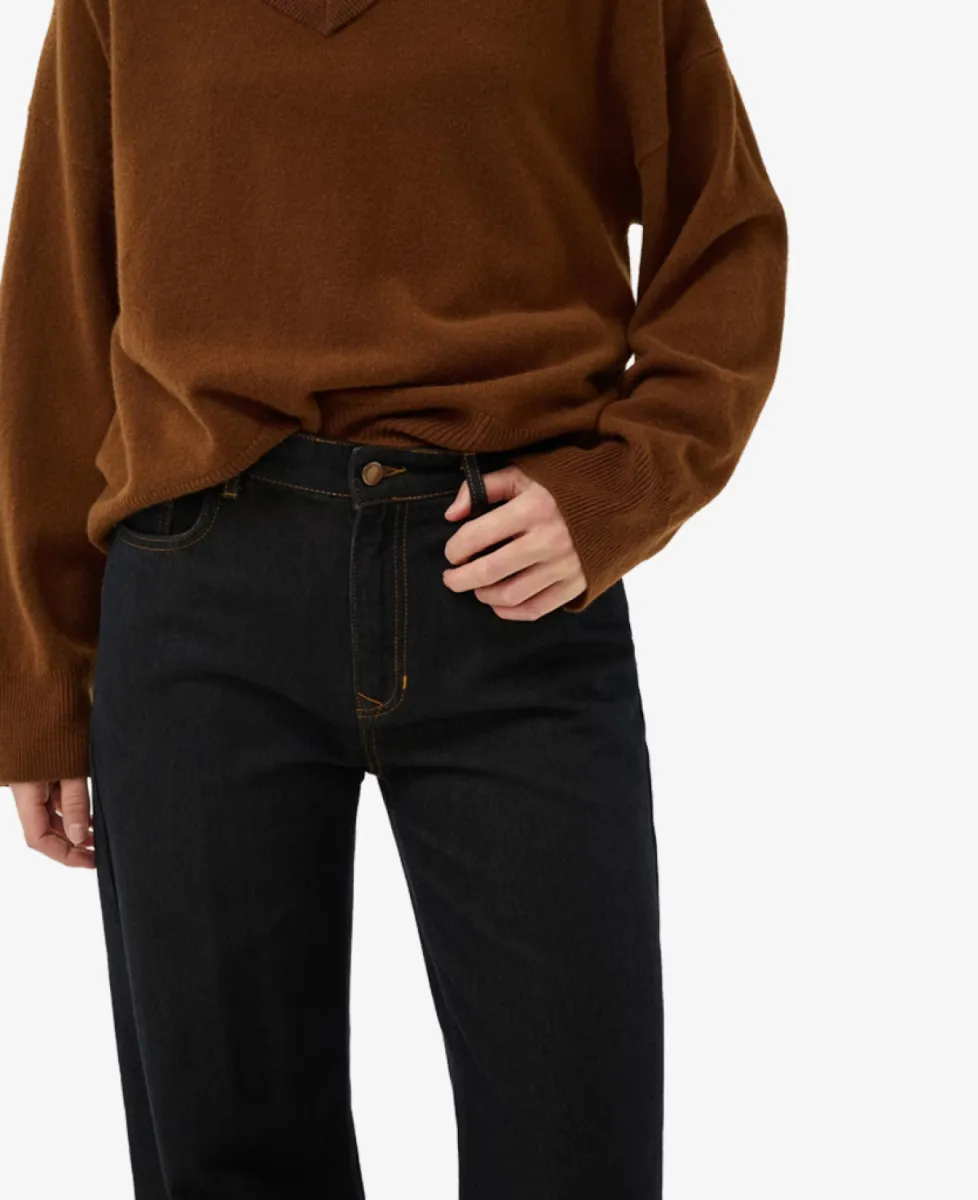 My Essential Wardrobe Jeans - 109776 Blue/ Brown 4 My Essential Wardrobe My Essential Wardrobe Jeans - 109776 Blue/ Brown