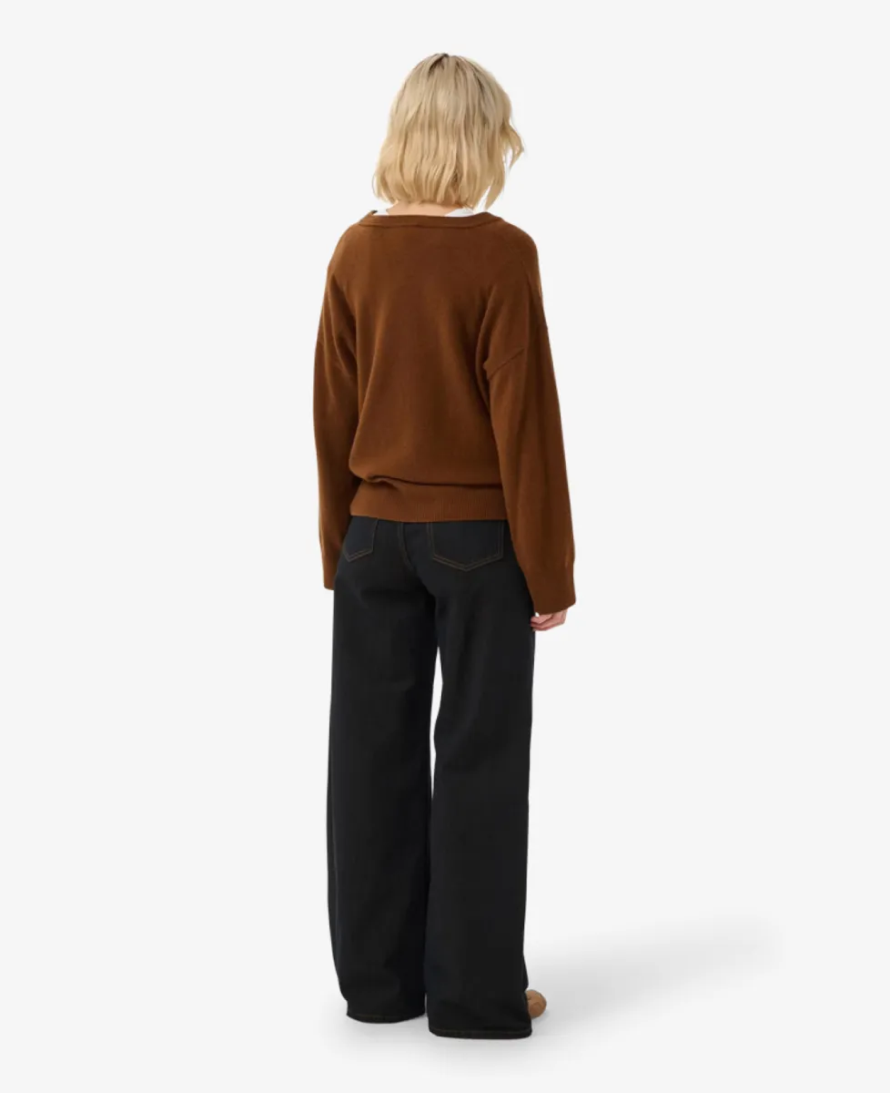 My Essential Wardrobe Jeans - 109776 Blue/ Brown 6 My Essential Wardrobe My Essential Wardrobe Jeans - 109776 Blue/ Brown