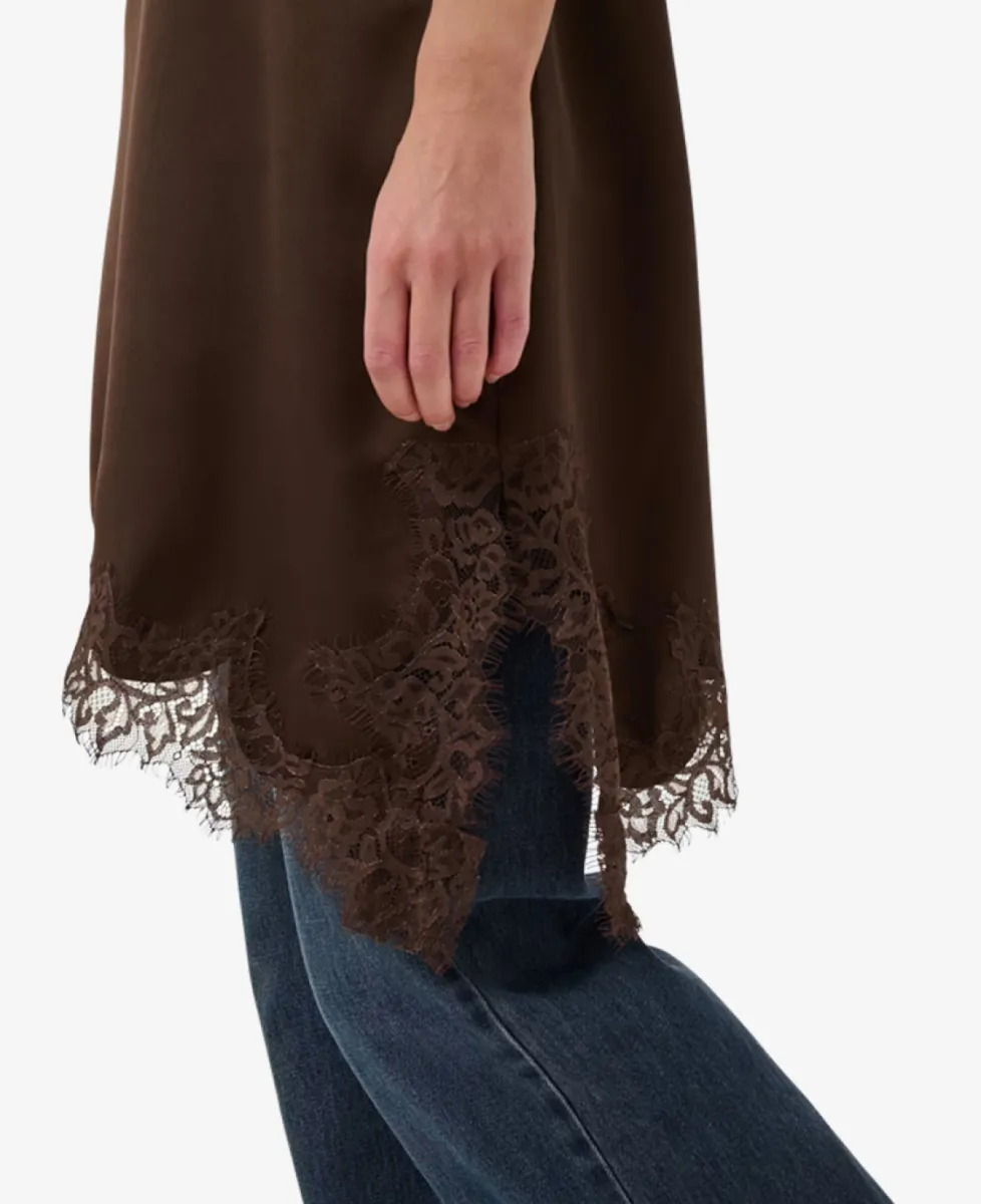 My Essential Wardrobe Jurk - 109345 Dark Brown 5 My Essential Wardrobe My Essential Wardrobe Jurk - 109345 Dark Brown