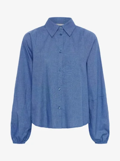My Essential Wardrobe My Essential Wardrobe Blouse - 109861 Clear Blue Check