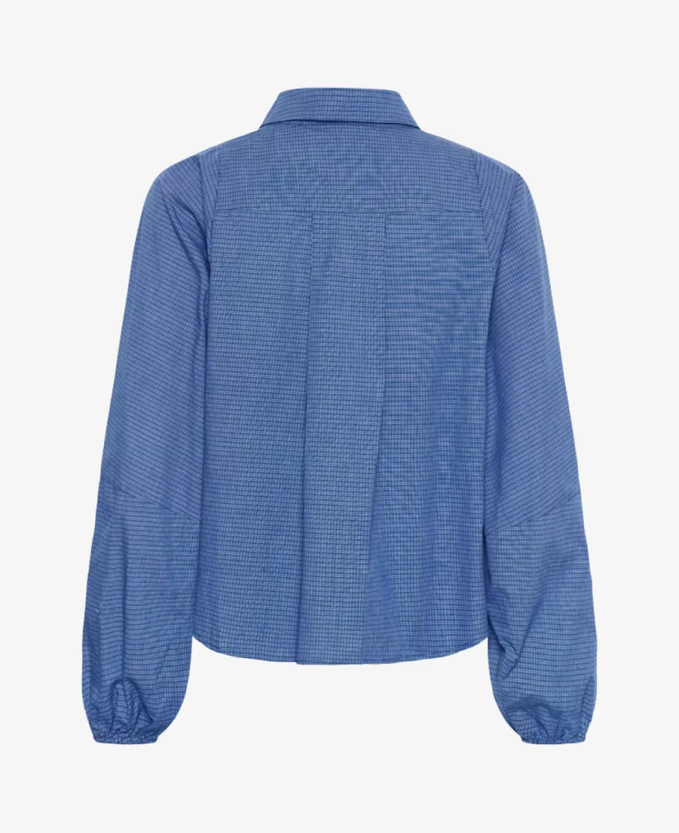 My Essential Wardrobe Blouse - 109861 Clear Blue Check 6 My Essential Wardrobe My Essential Wardrobe Blouse - 109861 Clear Blue Check