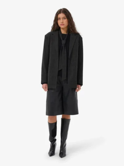 My Essential Wardrobe My Essential Wardrobe Blazer - 100379 Dark Grey Melange