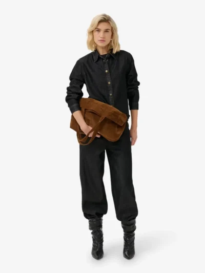 My Essential Wardrobe My Essential Wardrobe Jack - 100073 Black Un-Washed