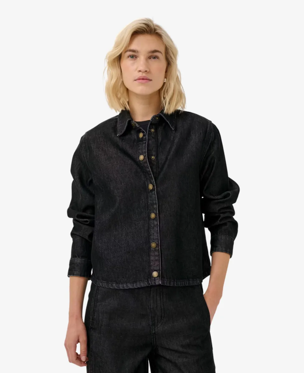 My Essential Wardrobe Jack - 100073 Black Un-Washed 4 My Essential Wardrobe My Essential Wardrobe Jack - 100073 Black Un-Washed