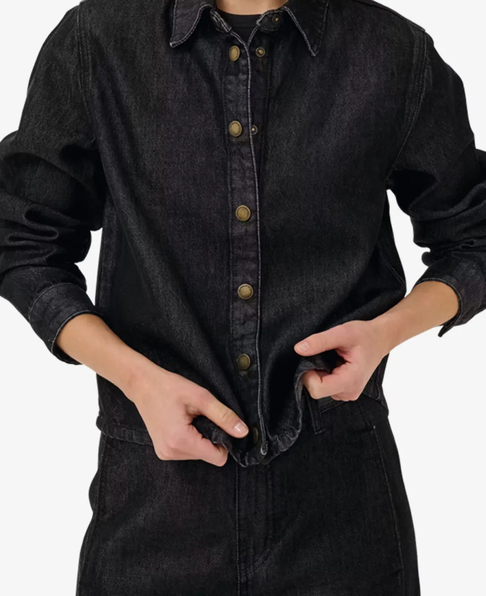 My Essential Wardrobe Jack - 100073 Black Un-Washed 5 My Essential Wardrobe My Essential Wardrobe Jack - 100073 Black Un-Washed
