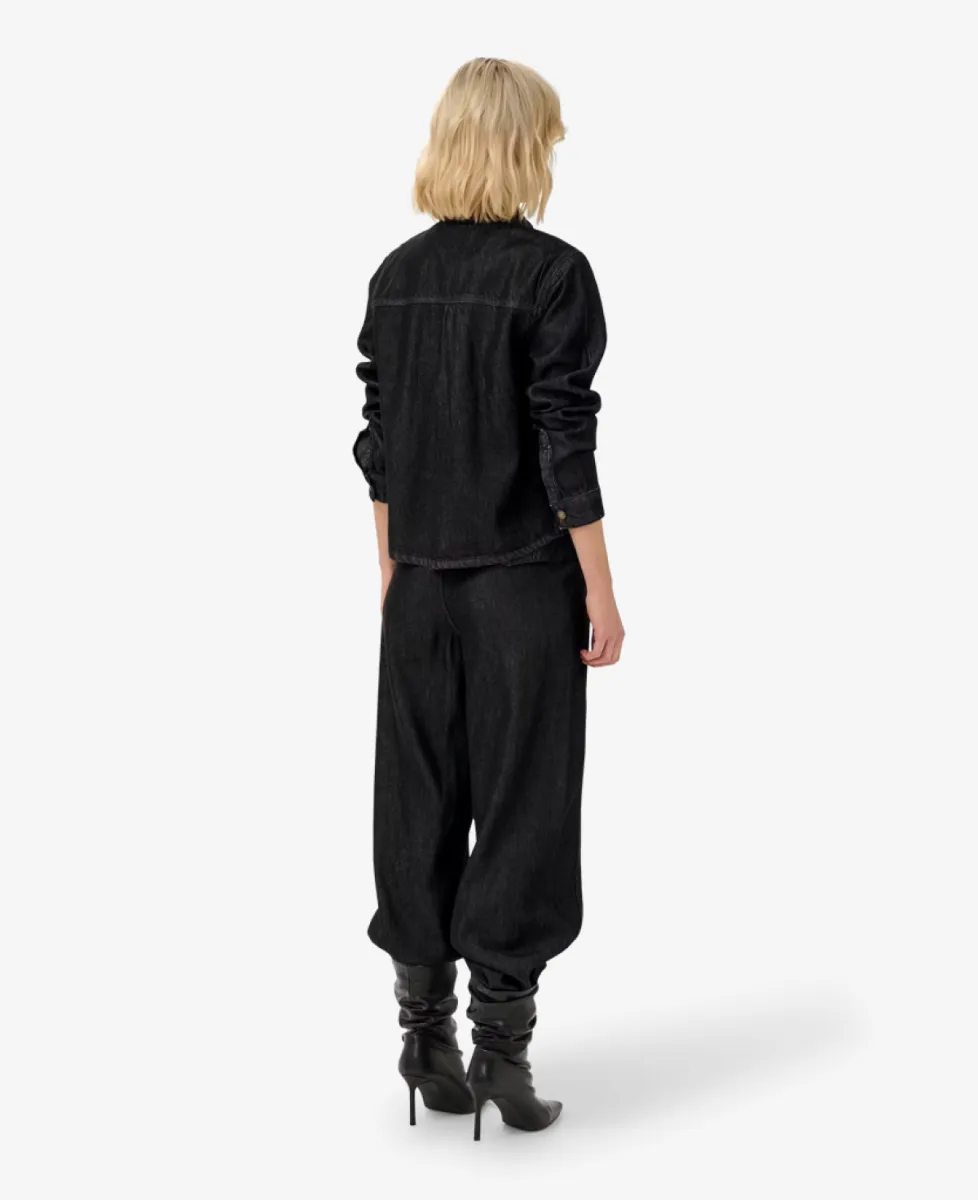 My Essential Wardrobe Jack - 100073 Black Un-Washed 7 My Essential Wardrobe My Essential Wardrobe Jack - 100073 Black Un-Washed