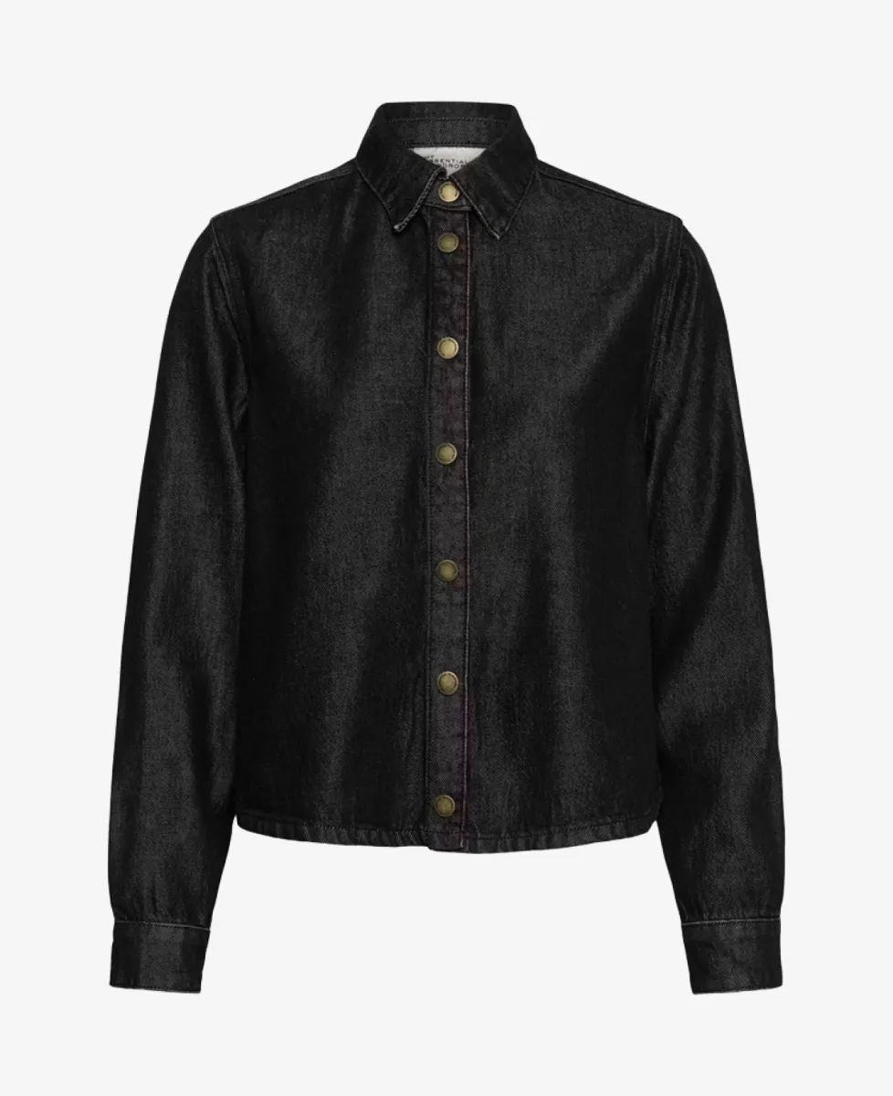 My Essential Wardrobe Jack - 100073 Black Un-Washed 1 My Essential Wardrobe My Essential Wardrobe Jack - 100073 Black Un-Washed