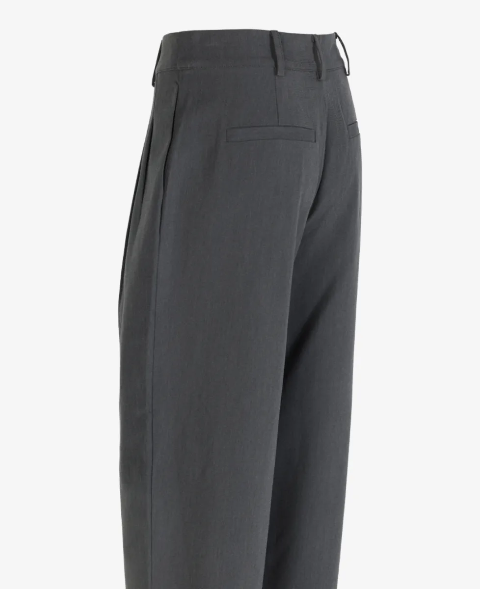 My Essential Wardrobe Pantalon - 100379 Dark Grey 3 My Essential Wardrobe My Essential Wardrobe Pantalon - 100379 Dark Grey