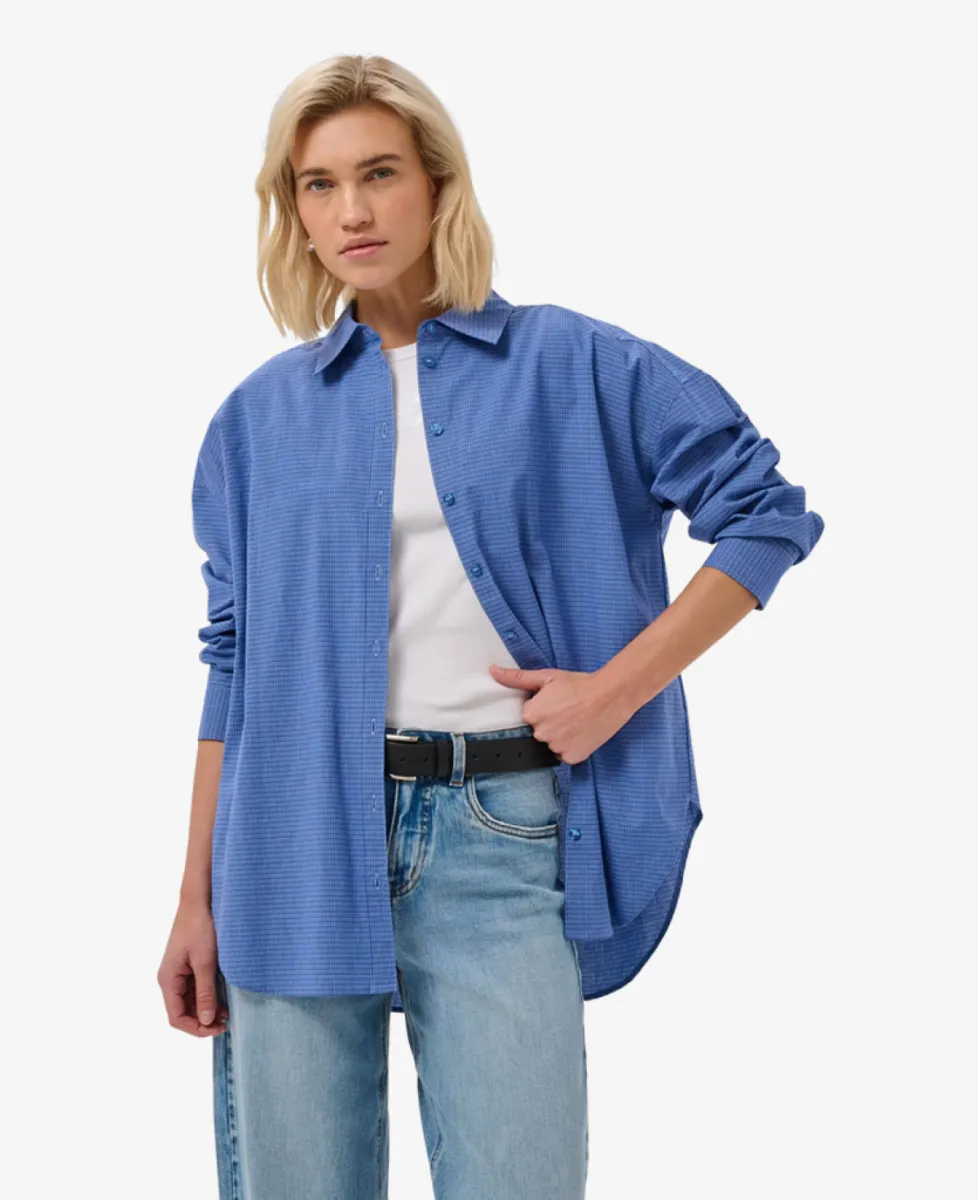 My Essential Wardrobe Blouse - 109861 Clear Blue Check 3 My Essential Wardrobe My Essential Wardrobe Blouse - 109861 Clear Blue Check