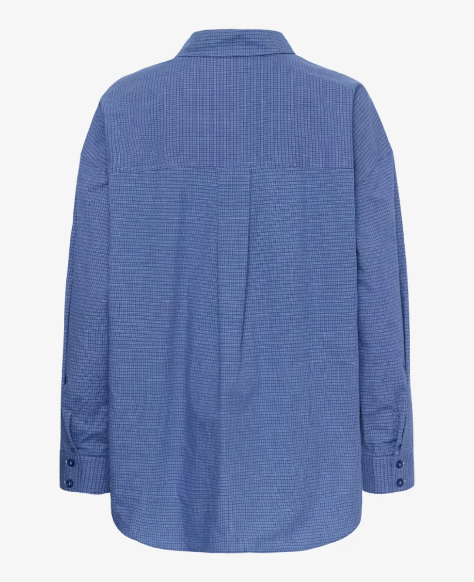 My Essential Wardrobe Blouse - 109861 Clear Blue Check 7 My Essential Wardrobe My Essential Wardrobe Blouse - 109861 Clear Blue Check