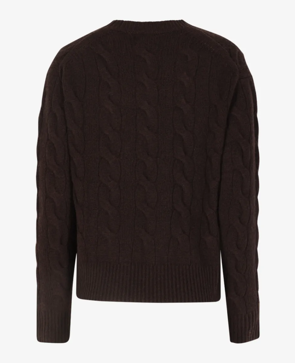 Ralph Lauren Trui - WALNUT BROWN MELANGE 3 Ralph Lauren Ralph Lauren Trui - WALNUT BROWN MELANGE