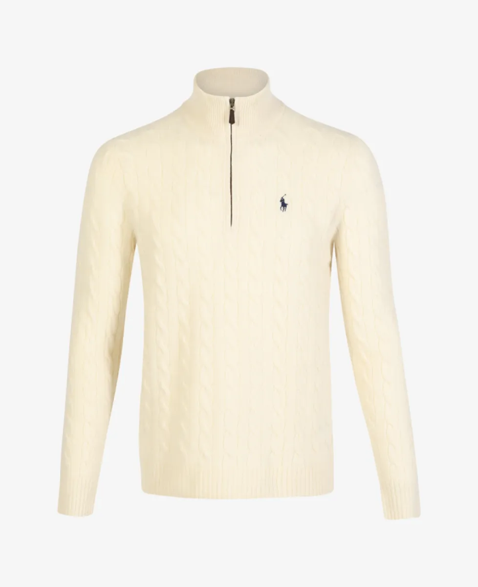 Ralph Lauren Kabeltrui Halfzip - 001 1 Ralph Lauren Ralph Lauren Kabeltrui Halfzip - 001