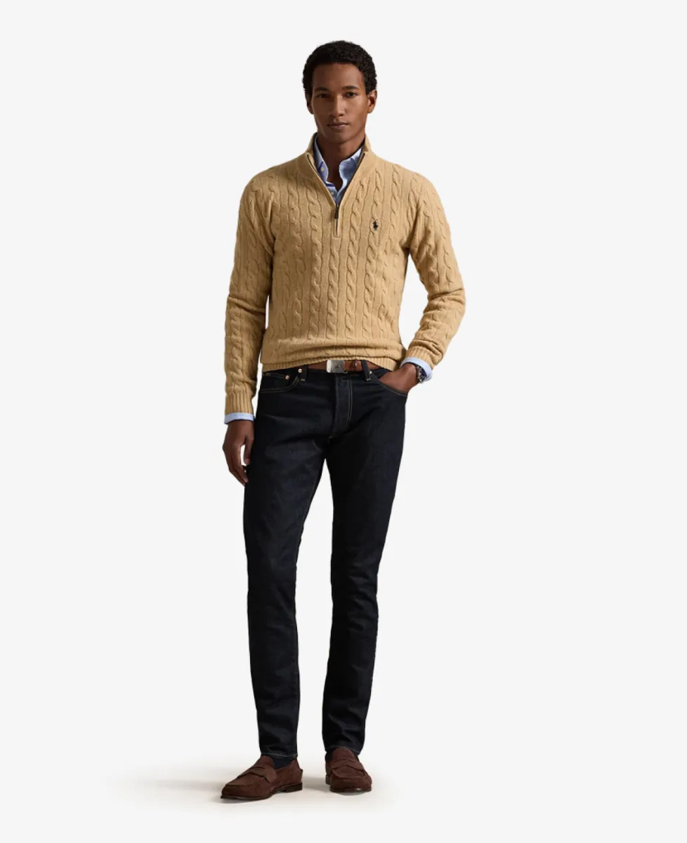 Ralph Lauren Kabeltrui Halfzip - 006 2 Ralph Lauren Ralph Lauren Kabeltrui Halfzip - 006