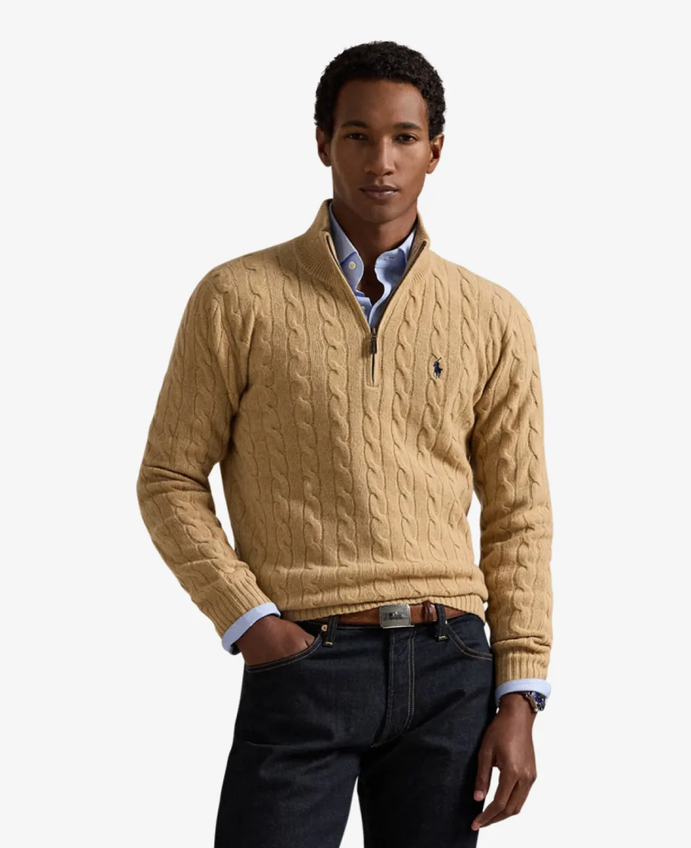 Ralph Lauren Kabeltrui Halfzip - 006 3 Ralph Lauren Ralph Lauren Kabeltrui Halfzip - 006