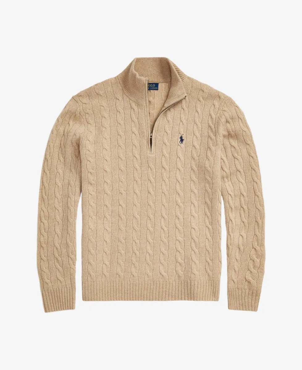 Ralph Lauren Kabeltrui Halfzip - 006 1 Ralph Lauren Ralph Lauren Kabeltrui Halfzip - 006