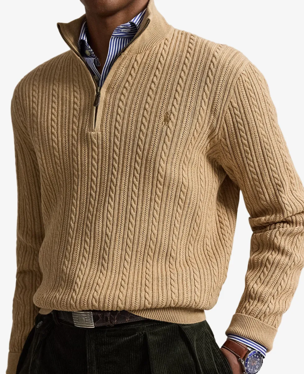 Ralph Lauren Kabeltrui Halfzip - 003 4 Ralph Lauren Ralph Lauren Kabeltrui Halfzip - 003