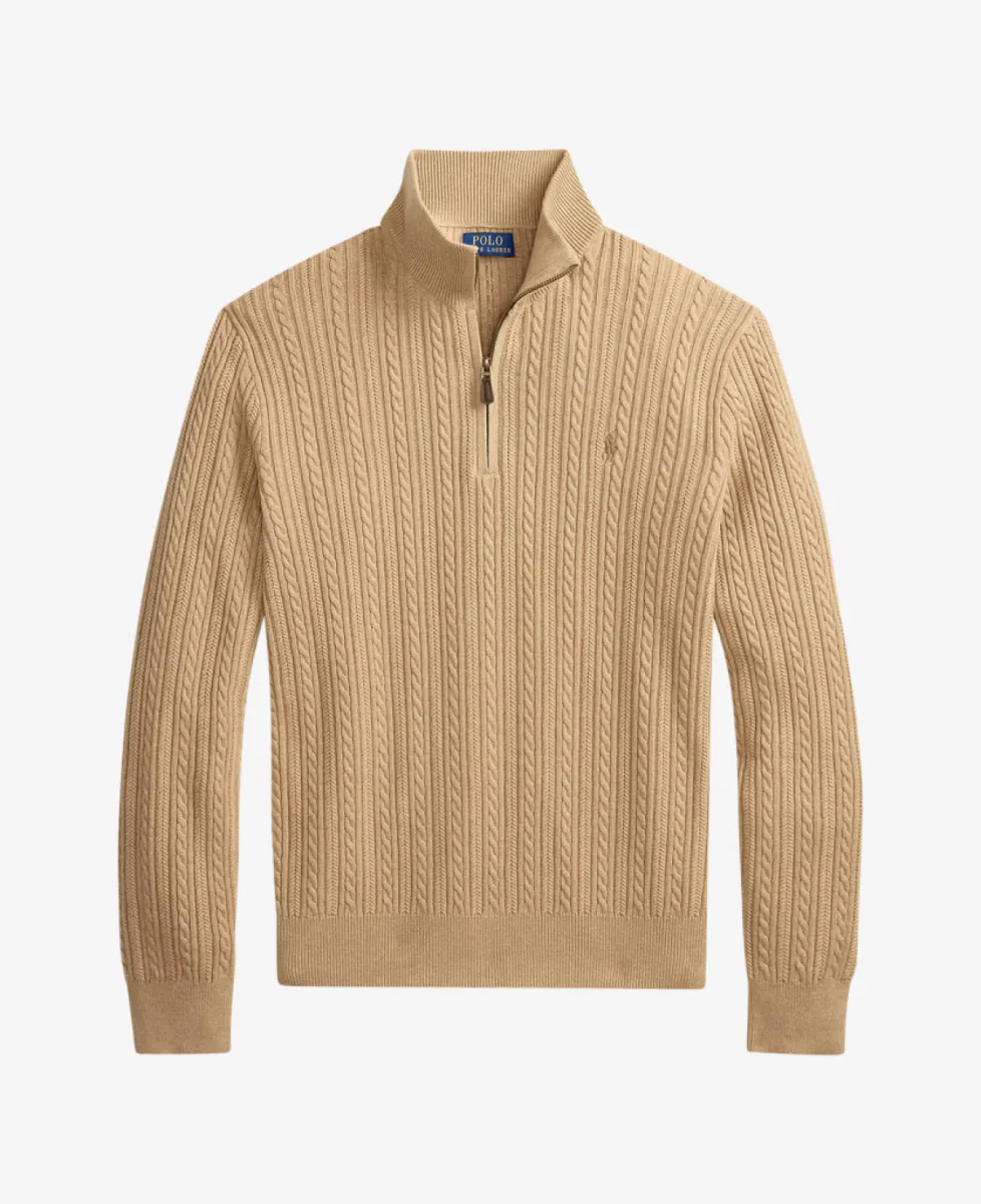 Ralph Lauren Kabeltrui Halfzip - 003 1 Ralph Lauren Ralph Lauren Kabeltrui Halfzip - 003