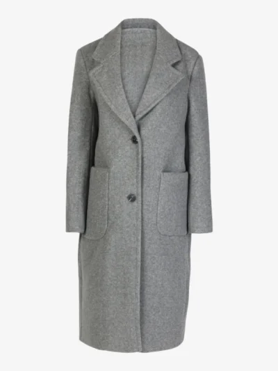 Rino en Pelle Rino en Pelle Mantel - 11170 mid grey melange
