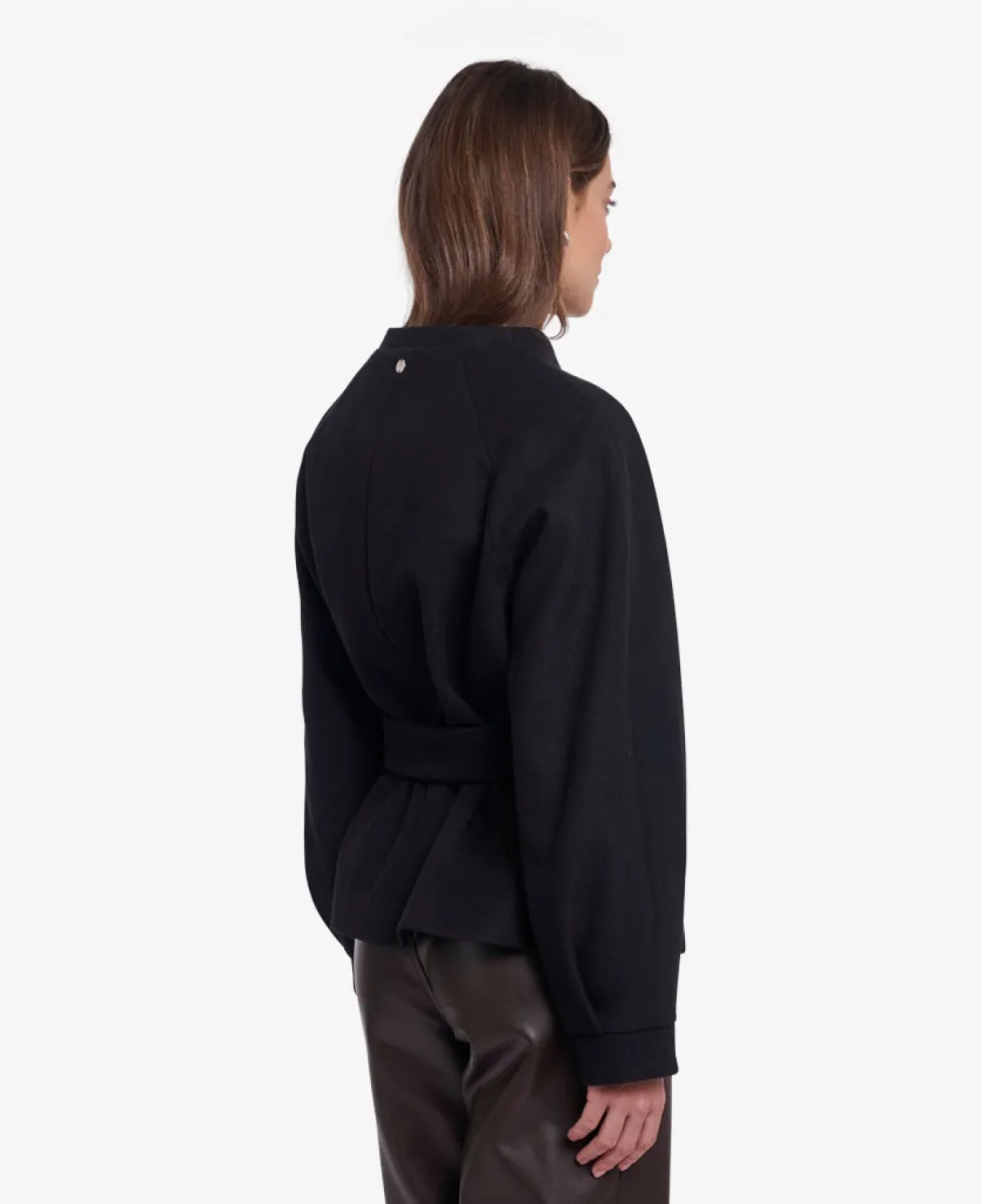 Rino en Pelle Mantel - 9900 black 5 Rino en Pelle Rino en Pelle Mantel - 9900 black