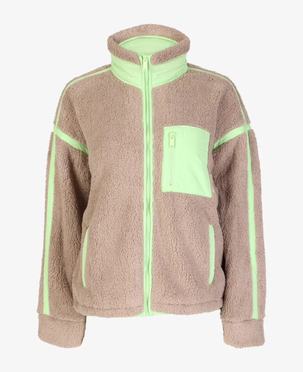 Rino en Pelle Jack - 11135 light mocha fluor green 1 Rino en Pelle Rino en Pelle Jack - 11135 light mocha fluor green