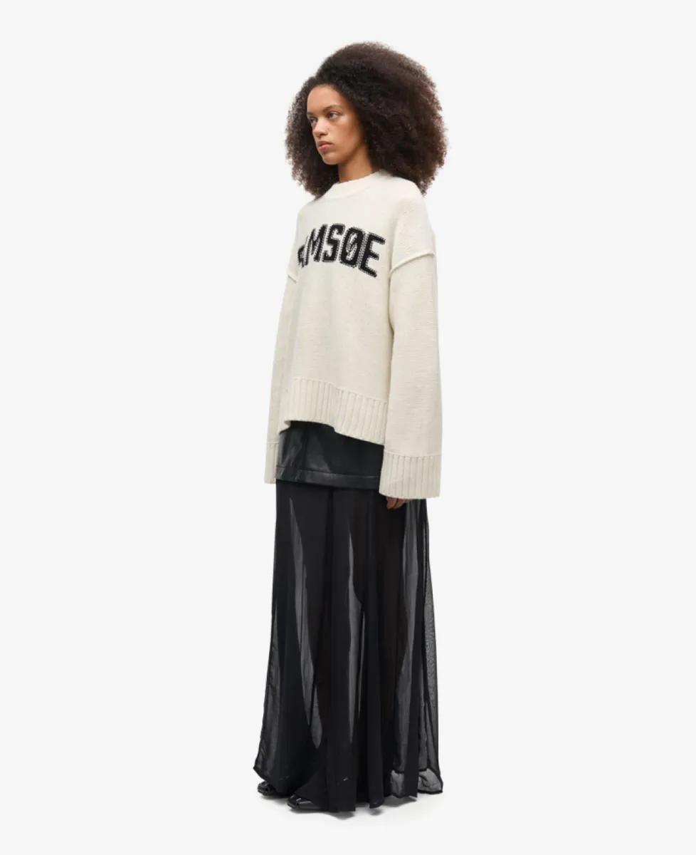 Samsoe Samsoe Sweater - Egret 5 Samsoe Samsoe Samsoe Samsoe Sweater - Egret