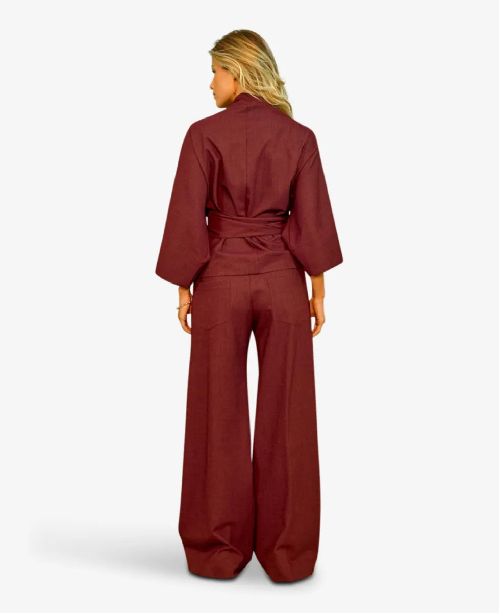 Sea me happy Blouse - 649 cabernet 5 Sea me happy Sea me happy Blouse - 649 cabernet