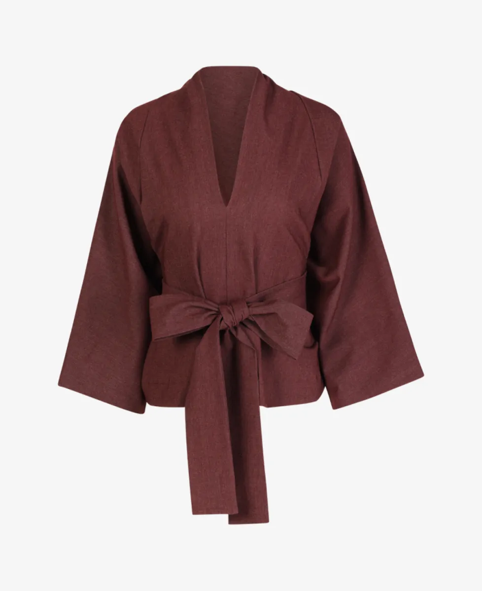 Sea me happy Blouse - 649 cabernet 1 Sea me happy Sea me happy Blouse - 649 cabernet