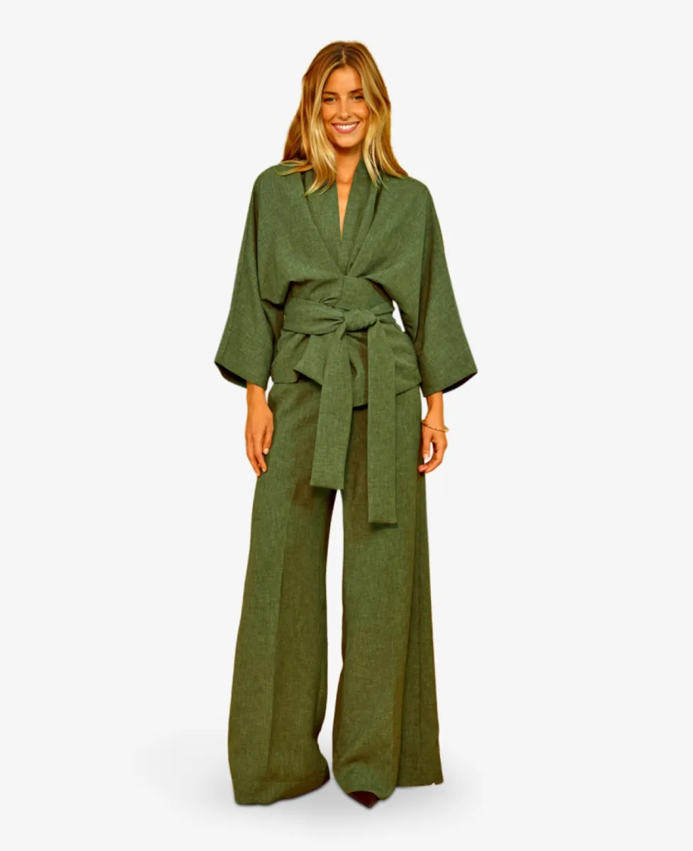 Sea me happy Blouse - 307 khaki green 2 Sea me happy Sea me happy Blouse - 307 khaki green