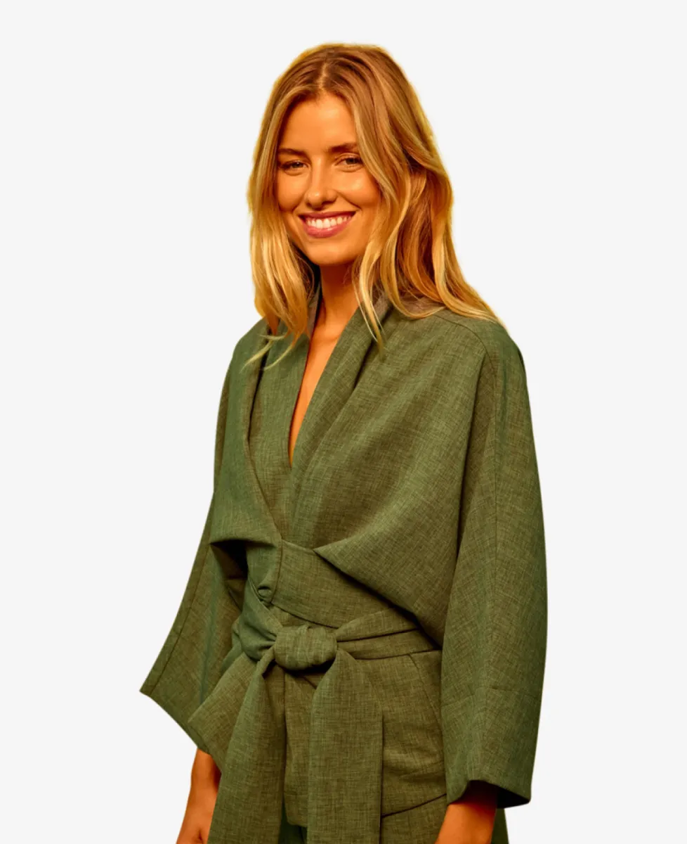 Sea me happy Blouse - 307 khaki green 3 Sea me happy Sea me happy Blouse - 307 khaki green