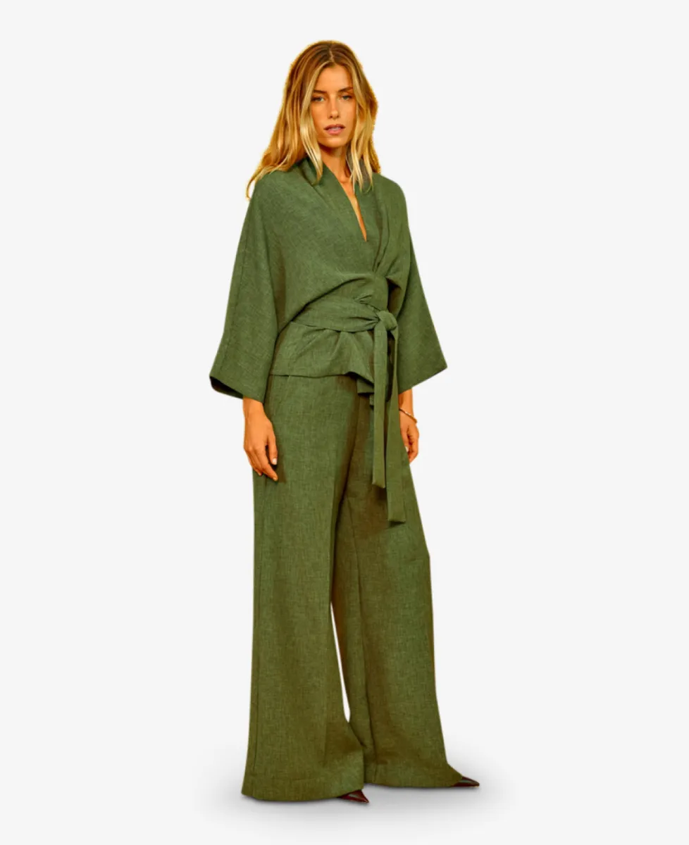 Sea me happy Blouse - 307 khaki green 4 Sea me happy Sea me happy Blouse - 307 khaki green
