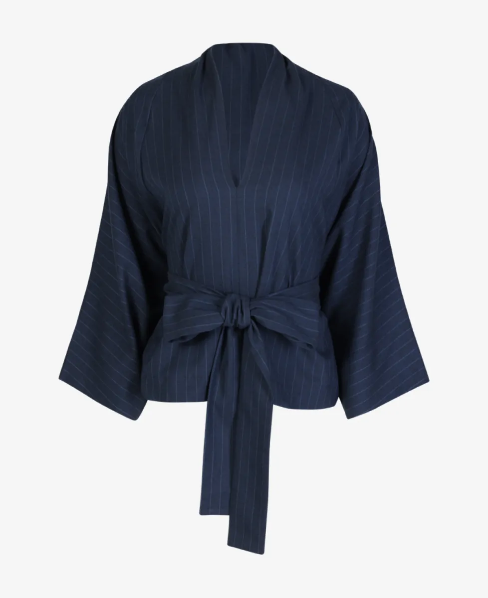 Sea me happy Blouse - 453 midnight blue 1 Sea me happy Sea me happy Blouse - 453 midnight blue