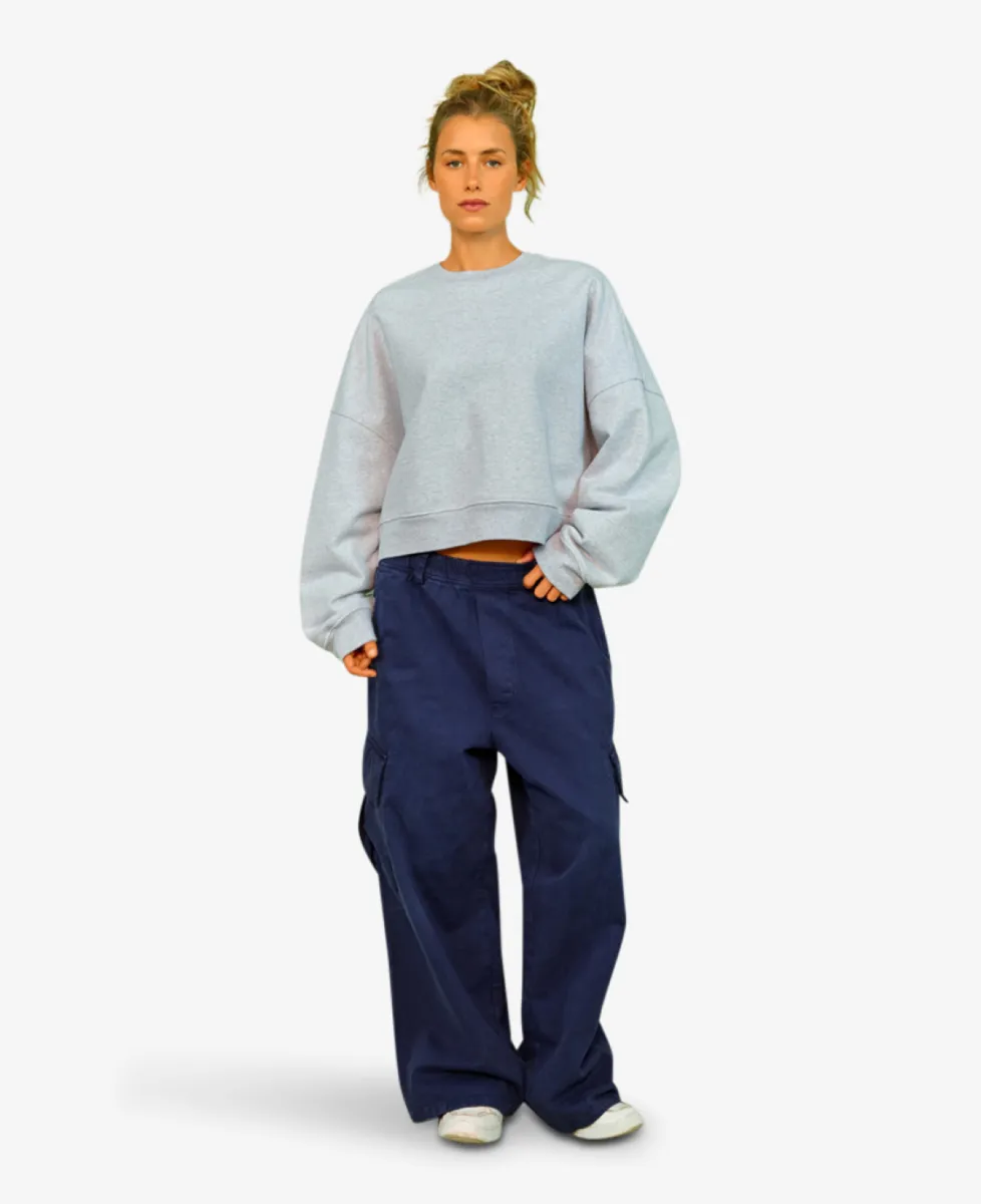 Sea me happy Sweater - 27 light grey melange 2 Sea me happy Sea me happy Sweater - 27 light grey melange
