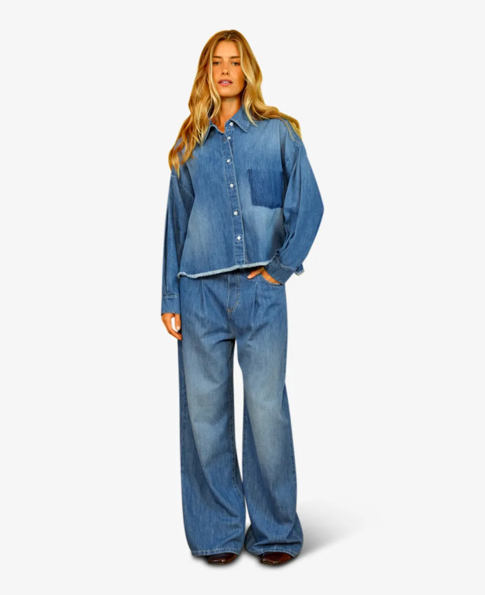 Sea me happy Blouse - 499 dark washed 2 Sea me happy Sea me happy Blouse - 499 dark washed