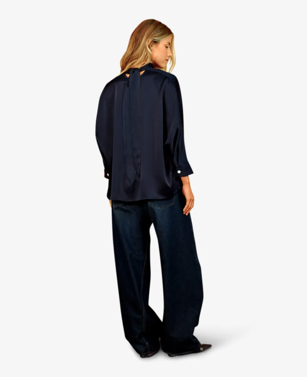 Sea me happy Blouse - 453 midnight blue 6 Sea me happy Sea me happy Blouse - 453 midnight blue
