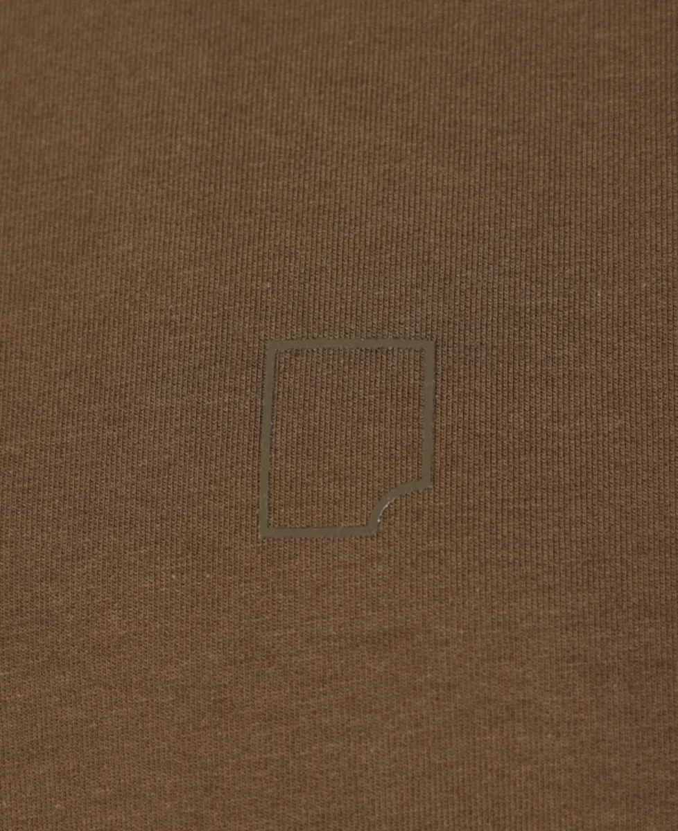 Seven Dials Knitted t-shirt - Tabacco 3 Seven Dials Seven Dials Knitted t-shirt - Tabacco