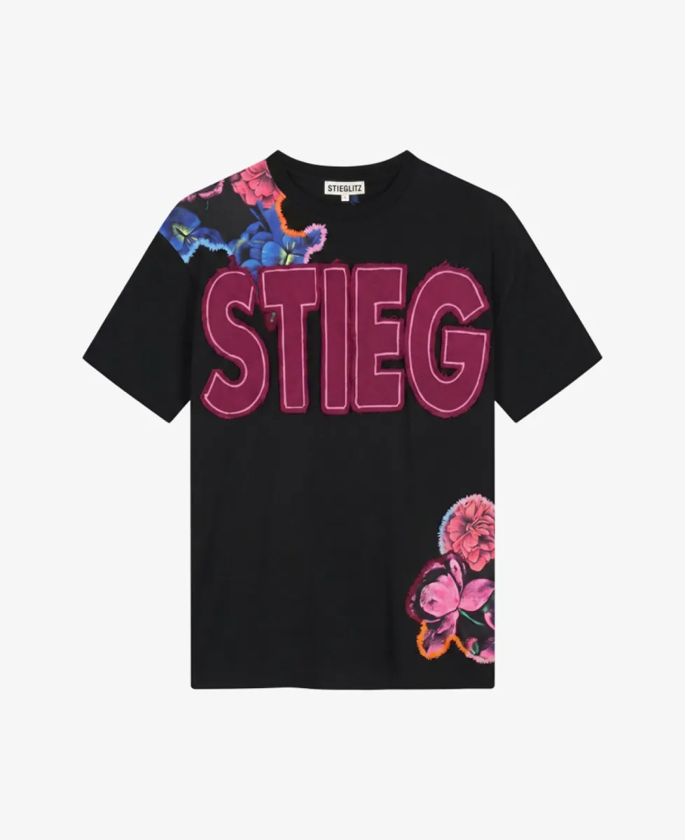 Stieglitz Tshirt km - Black 1 Stieglitz Stieglitz Tshirt km - Black