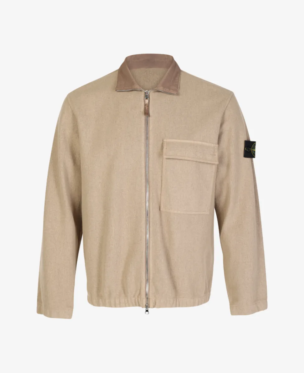 Stone Island Overshirt - V0094 BISCUIT 6 Stone Island Stone Island Overshirt - V0094 BISCUIT