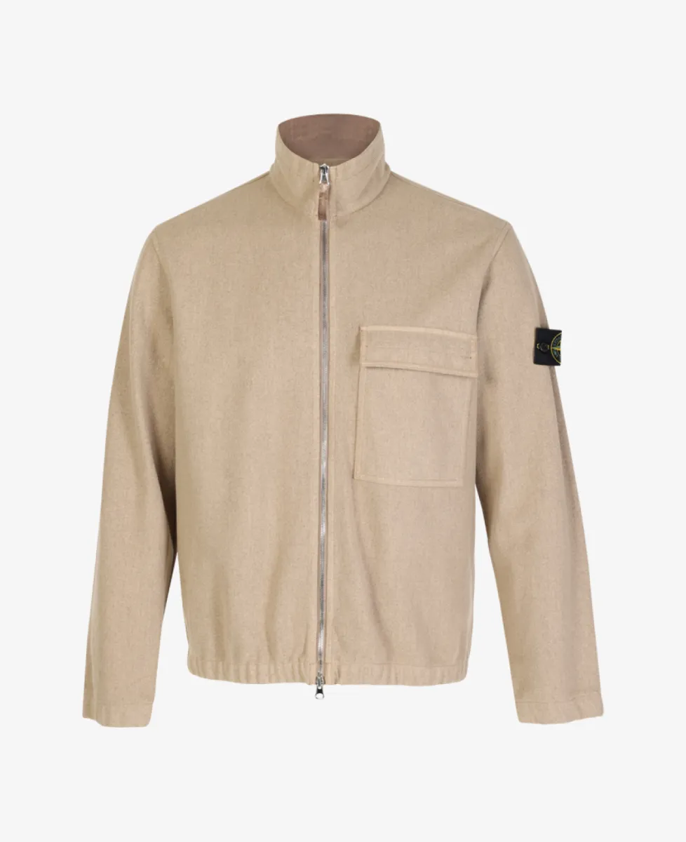 Stone Island Overshirt - V0094 BISCUIT 1 Stone Island Stone Island Overshirt - V0094 BISCUIT