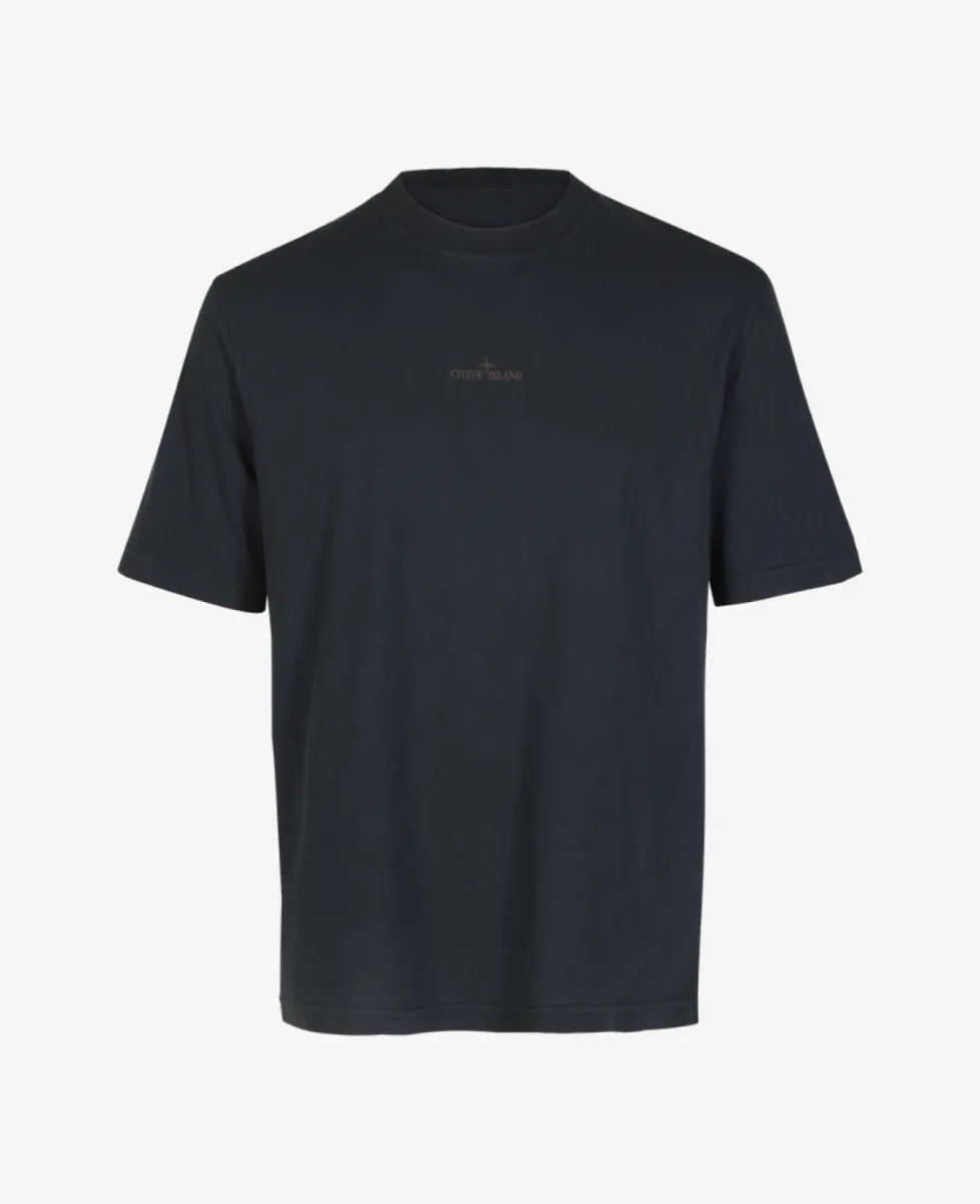 Stone Island T-shirt katoen - V0020 NAVY BLUE 1 Stone Island Stone Island T-shirt katoen - V0020 NAVY BLUE
